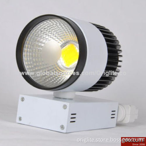 SAA Listed LED Track Light, 30W, 85-245V AC, Lifud Power, BridgeLux Chip, COB LED, 3yrs Warranty